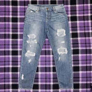 Articles of Society Distressed Straight Leg Jeans